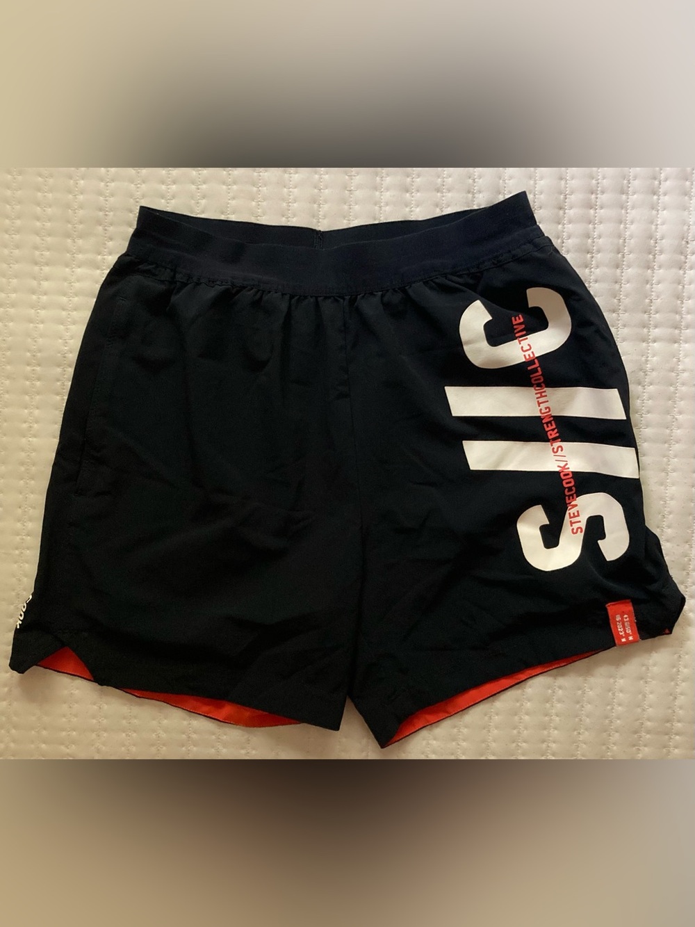 Gymshark X Steve Cook Strength Collective Athletic Shorts Men’s Small Black 5”